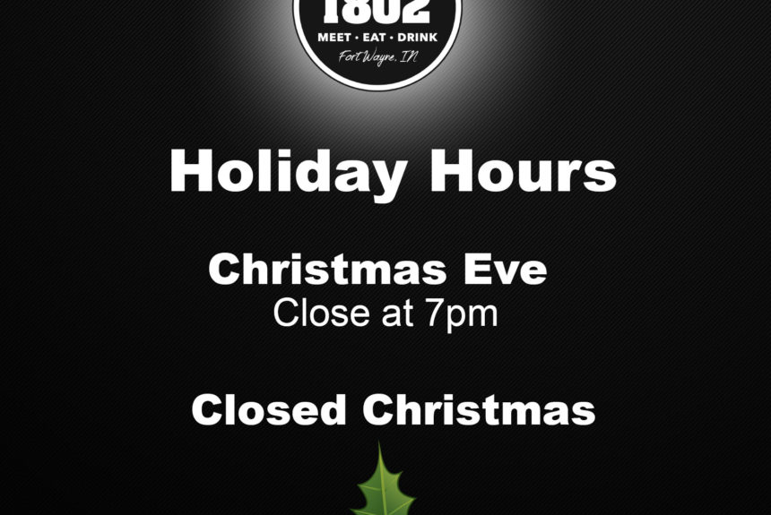 Christmas Hours